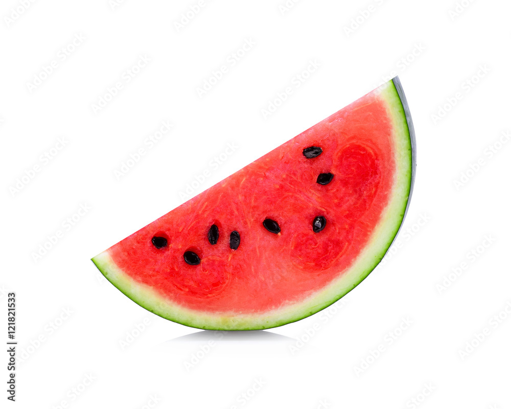 Sliced of watermelon isolated on white background Sliced of watermelon isolated on white background