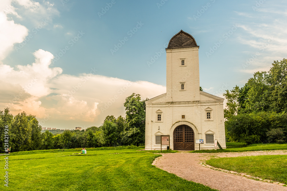 Russian orthodox church in Kolomenskoye in Moscow, Russia