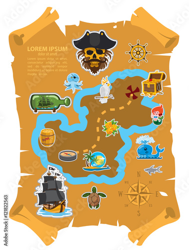 Pirate map