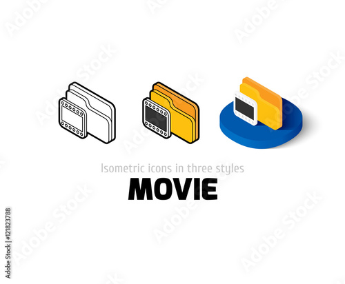 Free Download Movie icon in different style - GFXLoad
