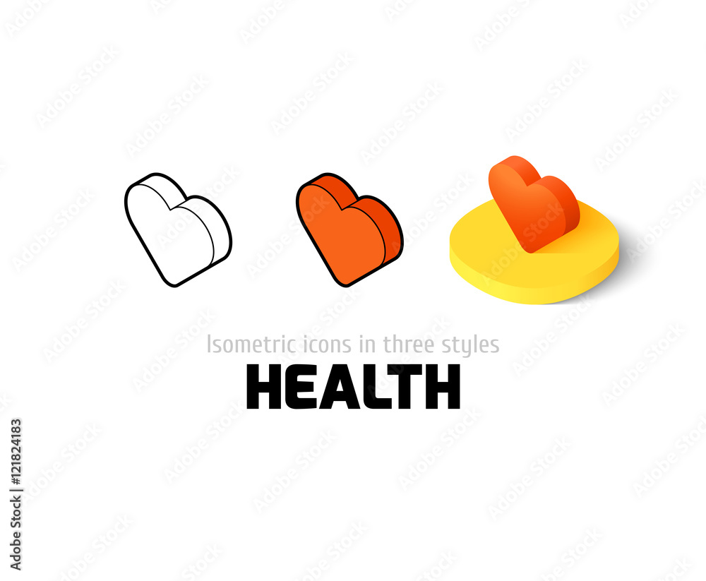 Health icon in different style Health icon in different style