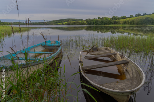 A beautiful calm Irish lake in Lovely Leitrim Ireland.