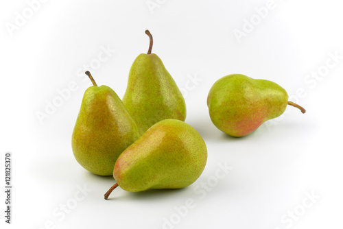 four ripe pears