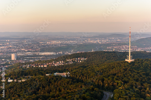 View to Stuttgart city in Germany - beautiful landscape in the summer © Simon Dannhauer