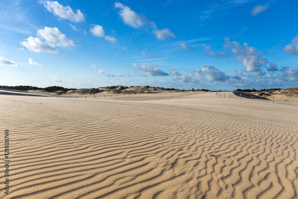 Naklejka premium słowiński park narodowy