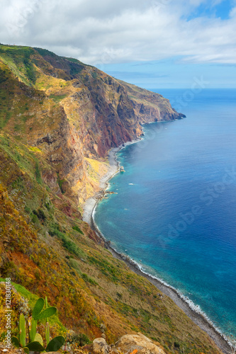 majestic view of the cliffs, Madeira, Portugal © dziewul