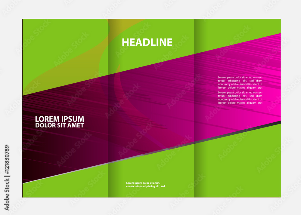 Naklejka premium Business brochure Flyer Template 