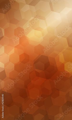 beautiful brown geometry background. vector illustration. polygonal pattern.