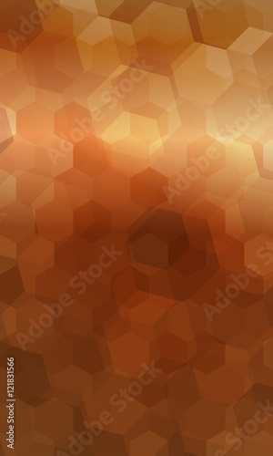 beautiful brown geometry background. vector illustration. polygonal pattern.