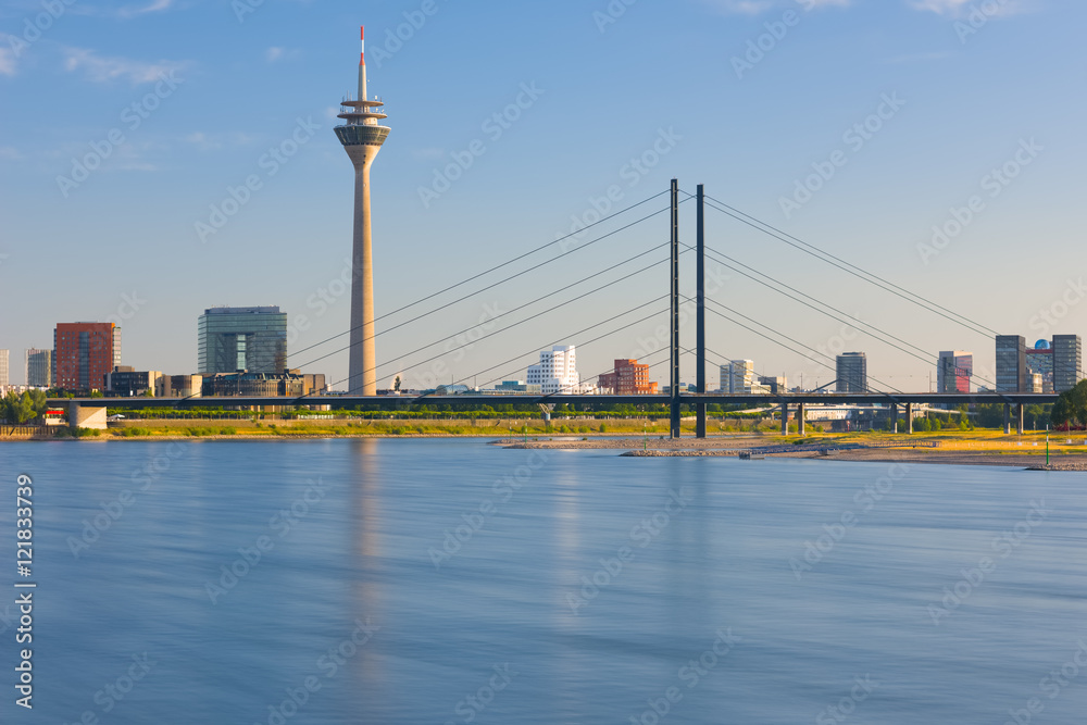 View of Dusseldorf city