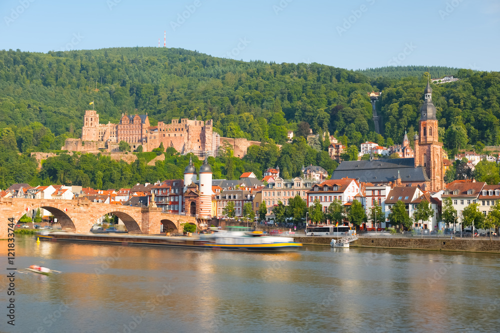 Heidelberg in a summer day