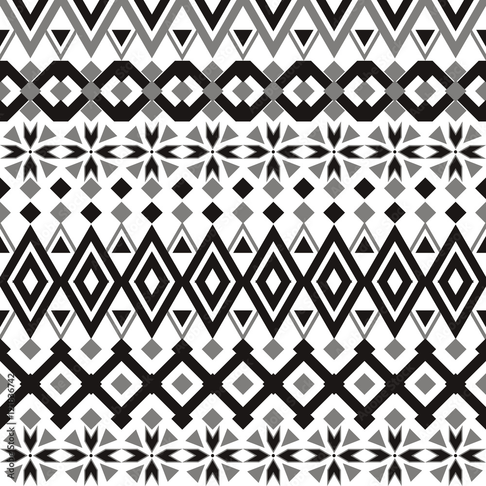 Seamless vector tribal texture. Tribal seamless texture. Striped vintage boho fashion style pattern background with tribal shape elements. Seamless vector tribal texture. Tribal seamless texture. Striped vintage boho fashion style pattern background with tribal shape elements.