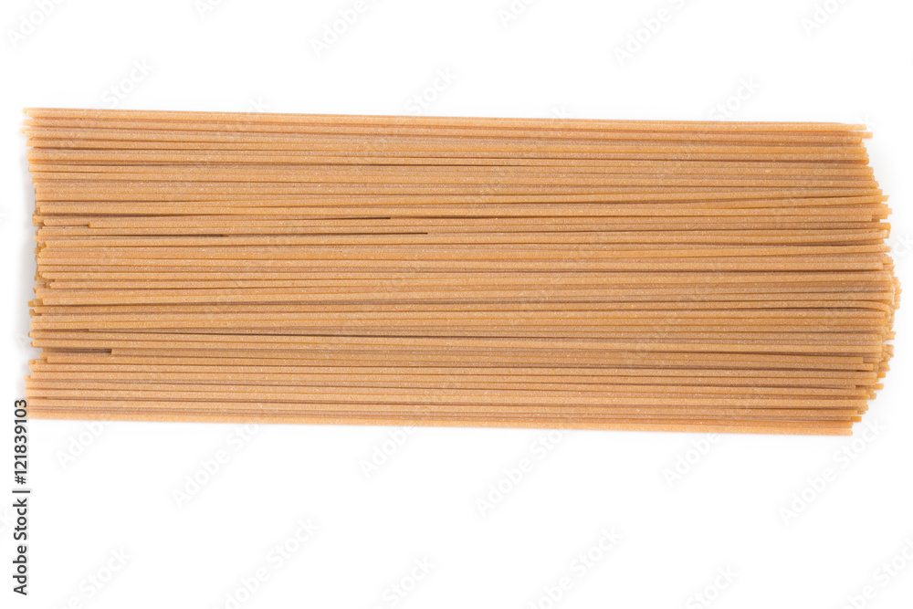 Wholemeal Spaghetti. Close-up Wholemeal Spaghetti. Close-up