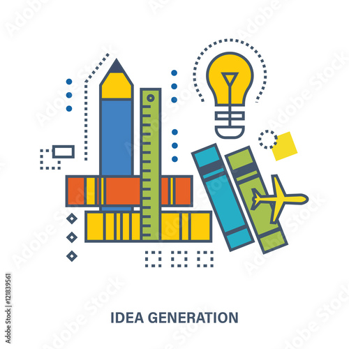 The design concept - the generation of ideas and creative thinking