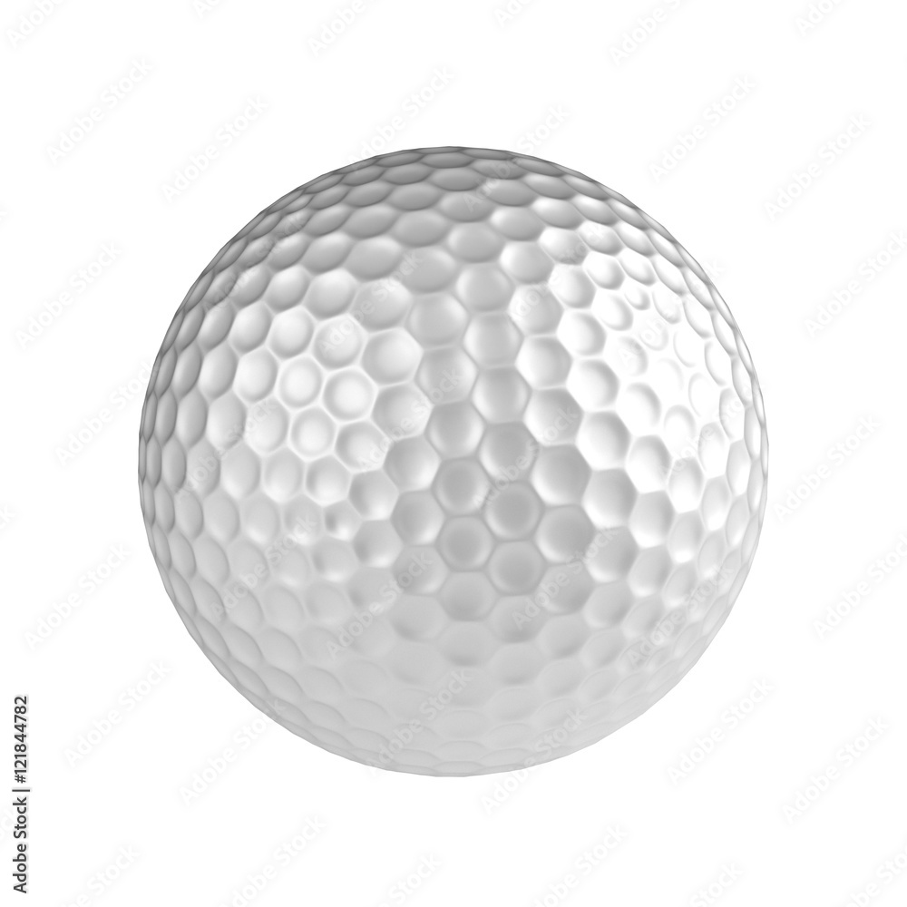 Golf ball isolated onthe white background Golf ball isolated onthe white background