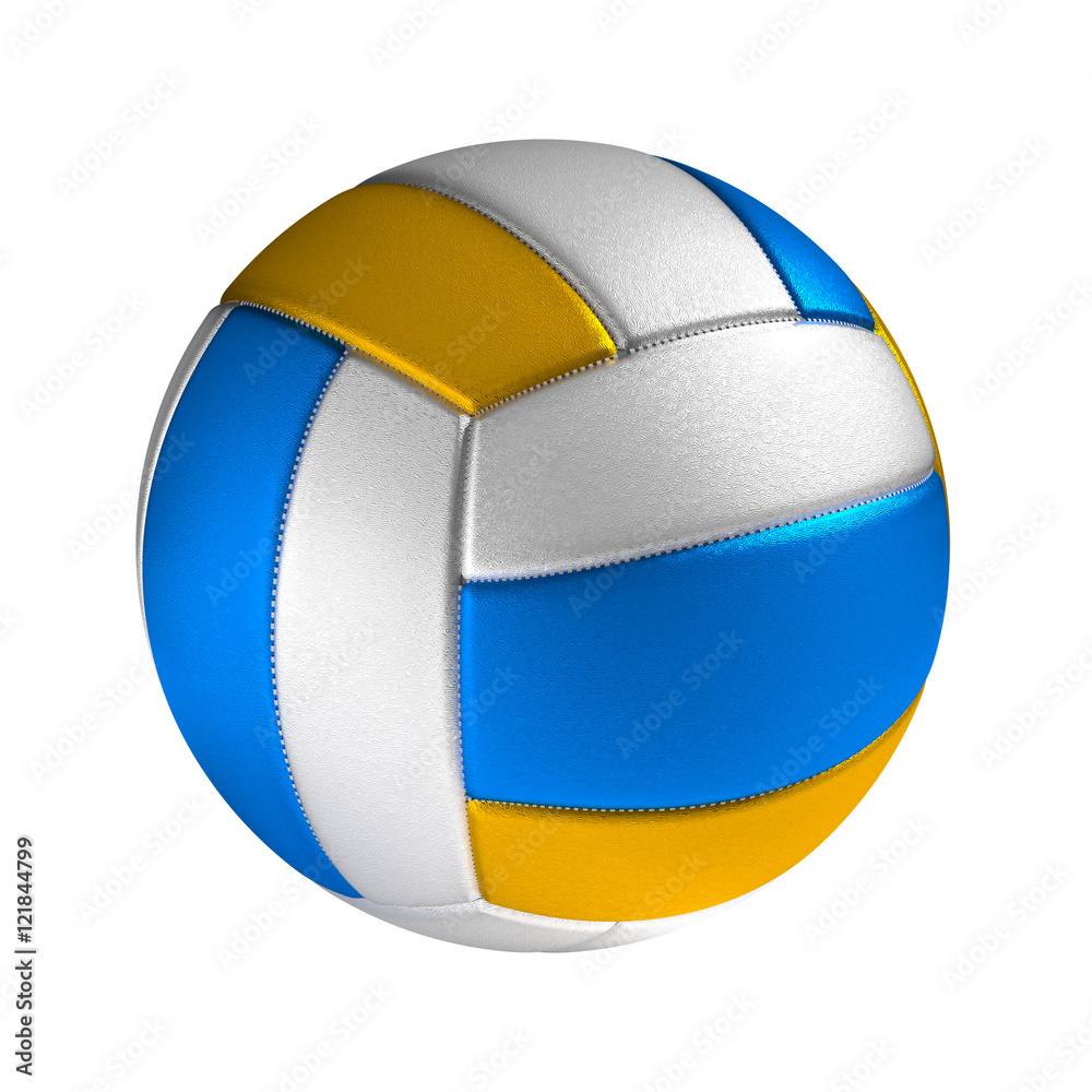 Volleyball ball isolated on the white background