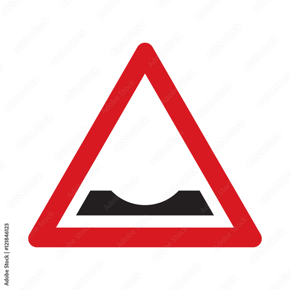 Traffic sign. Danger on the road. Vector illustration. Traffic sign. Danger on the road. Vector illustration.