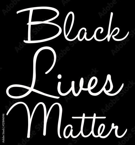 Black Lives Matter Word Cloud on a black background. 