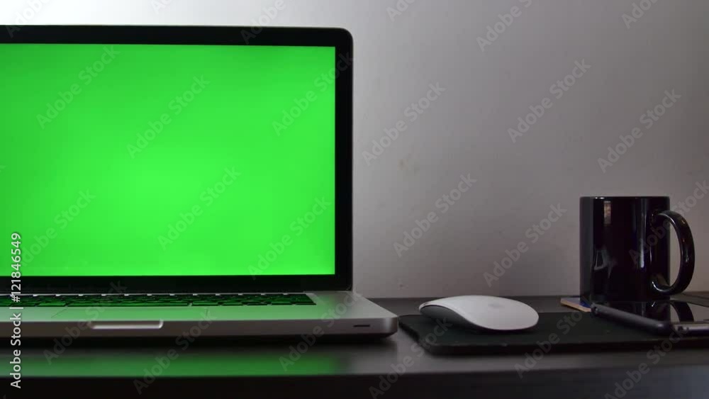 Pan Over A Young Writter's Desk, Green Screen Laptop
Pan Over A Young Writter's Desk, Green Screen Laptop