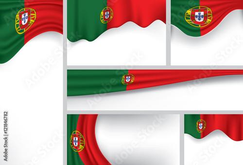 Vector Portugal Flag, Portuguese Colors (Vector Art)