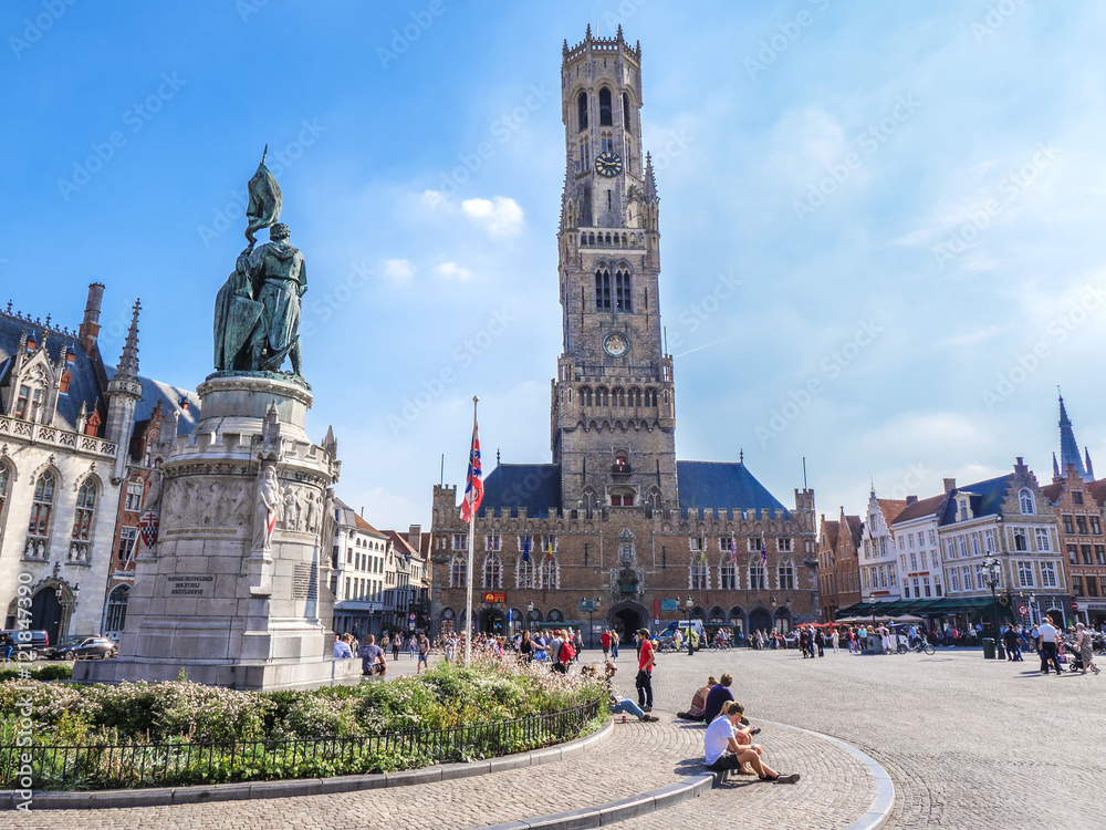 Fototapeta premium Dzwonnica Brugii