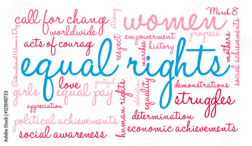 Equal Rights Word Cloud