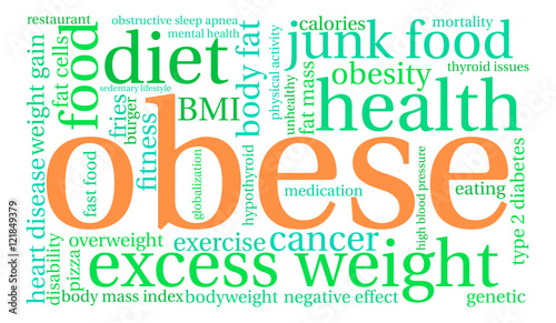 Obese Word Cloud
