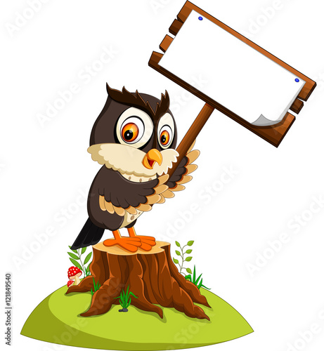 cute owl cartoon