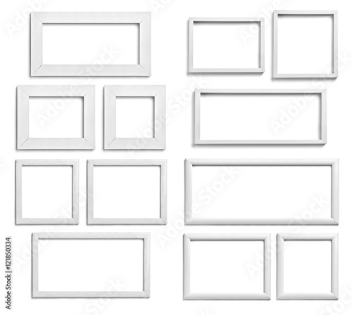 white frame wood background image