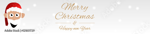 Weihnachtsmann Banner