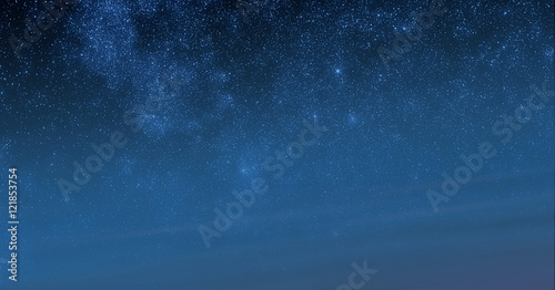 Stars sky morning