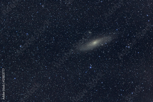 Andromeda galaxy stars