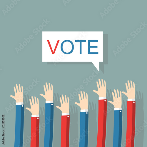 Voting concept picture