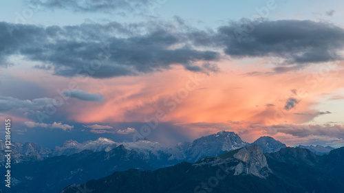 sunset in the mountains © savantermedia