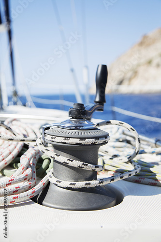 Rope on sailboat