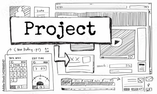 Project Idea Website Scheme Plan Concept