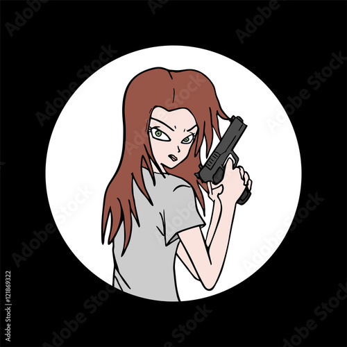 girl draw