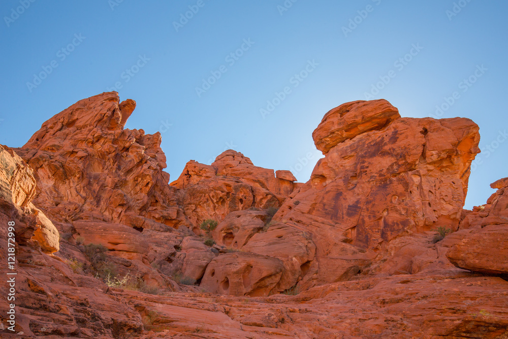 Valley of Fire - red mountains