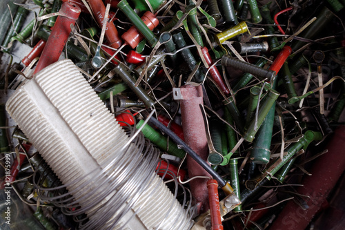 very much old high power resistors photo