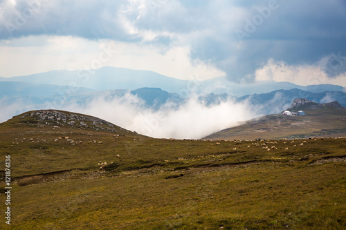 Panorama of Romanian Carpathians