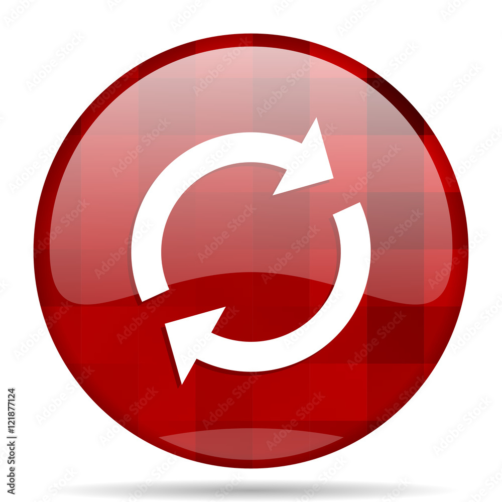 reload red round circle glossy modern design web icon reload red round circle glossy modern design web icon