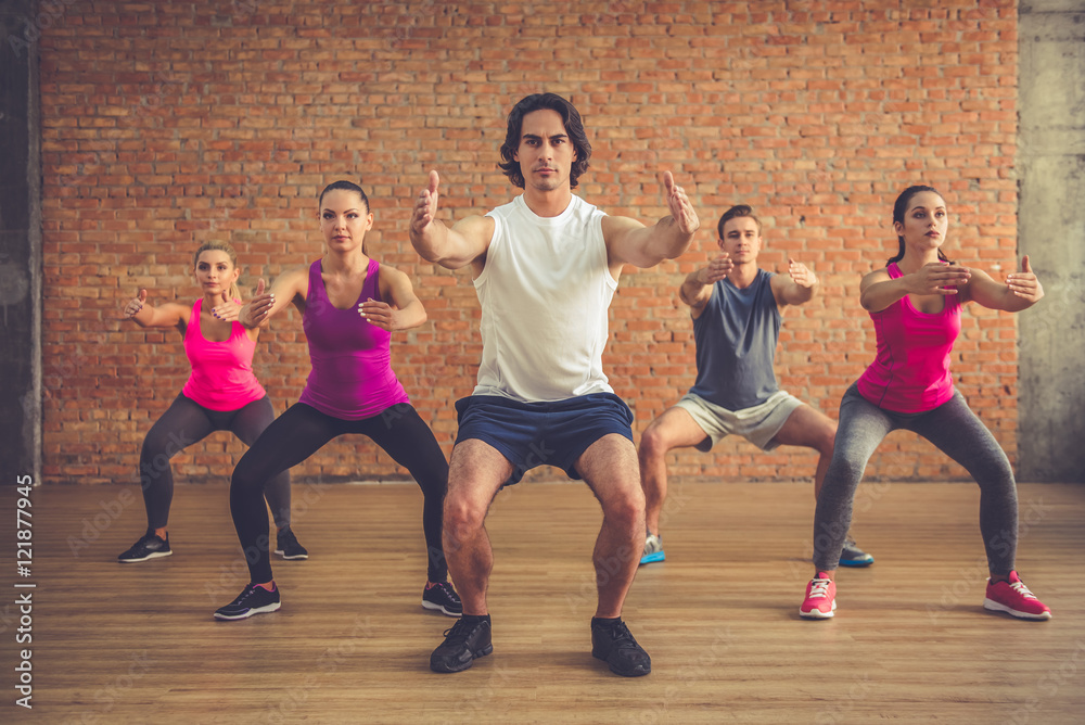 Fototapeta premium People doing sports