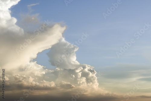 Céu e nuvens dramático photo