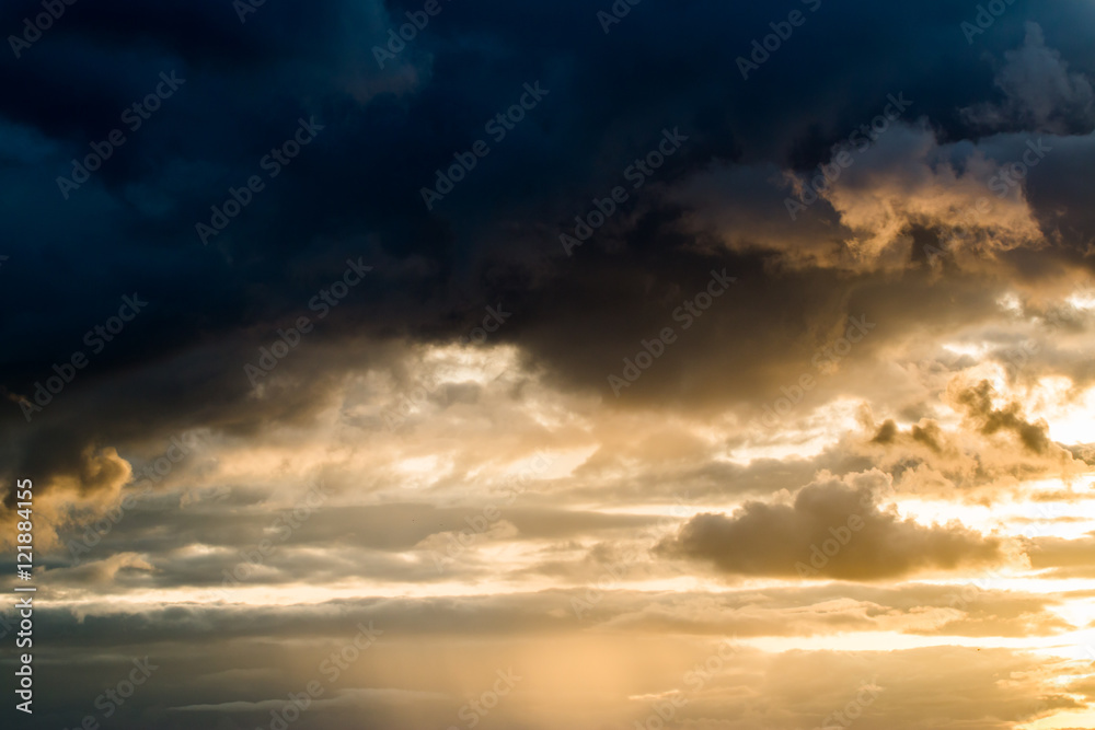 colorful dramatic sky with cloud at sunset colorful dramatic sky with cloud at sunset