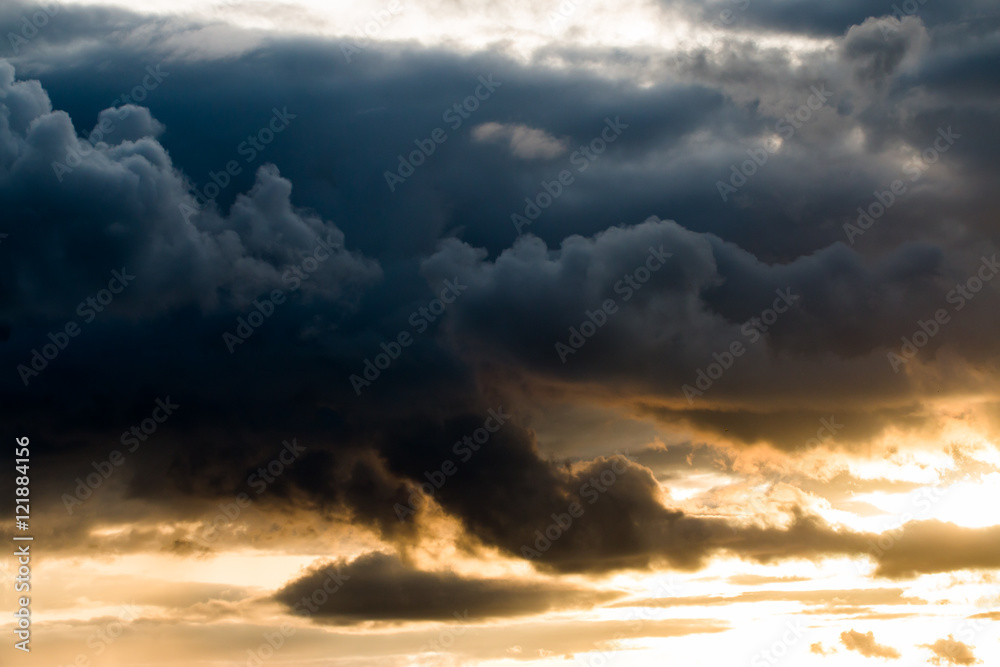 colorful dramatic sky with cloud at sunset colorful dramatic sky with cloud at sunset