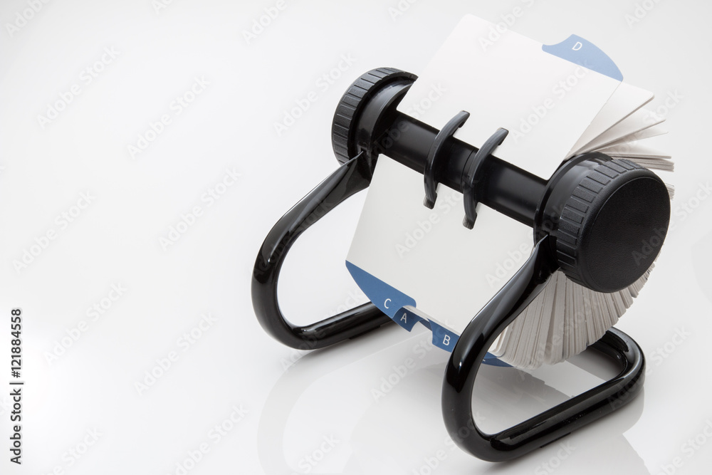 rolodex on a white background. rolodex on a white background.