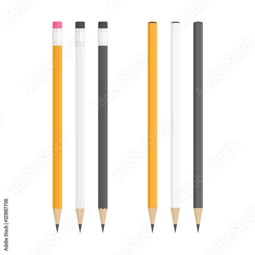 Realistic vector pencils.