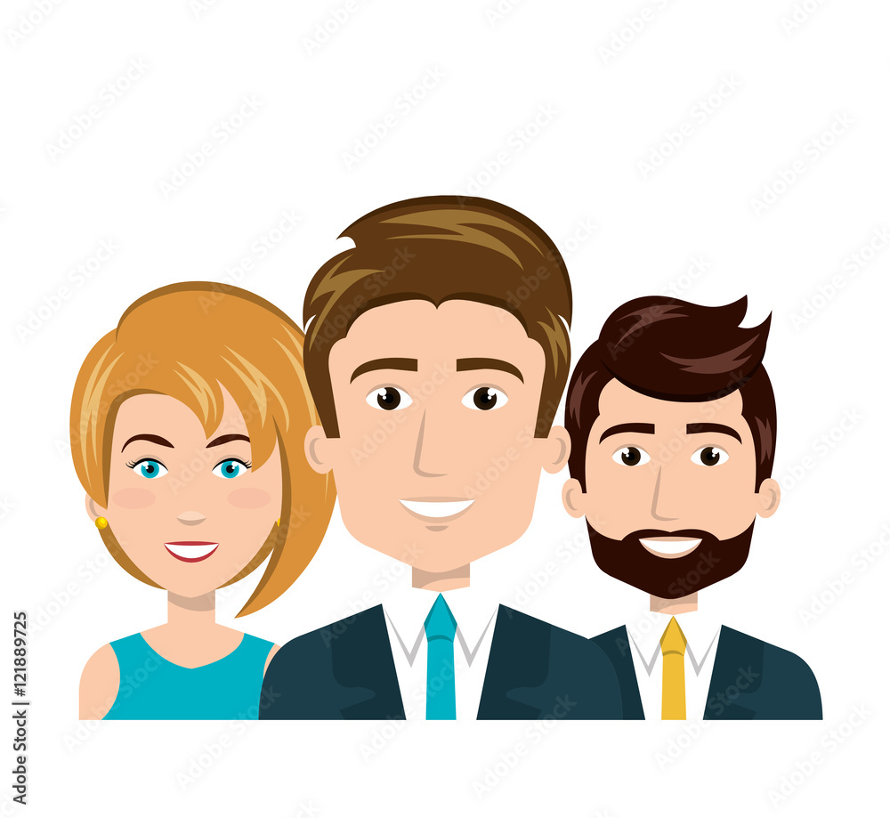 character men and woman staff employee human resources vector illustration character men and woman staff employee human resources vector illustration