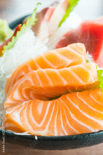 Raw fresh sashimi