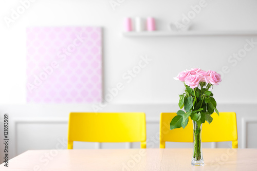 Bouquet of fresh  flowers o...